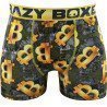 Boxer Homme BM4ASS36 Gris et Jaune