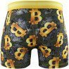Boxer Homme BM4ASS36 Gris et Jaune