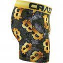 CRAZYBOXER Boxer Homme Microfibre recyclée BM4ASS36 BITC Gris Jaune