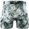 Boxer Homme BM4ASS36 Gris et Blanc