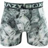 Boxer Homme BM4ASS36 Gris et Blanc