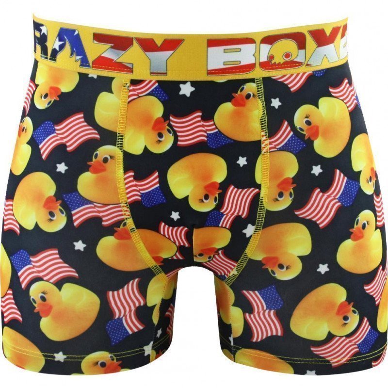 CRAZYBOXER Boxer Homme Microfibre BM4ASS38 DUCK Jaune