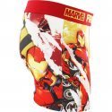 FREEGUN Boxer Homme Microfibre IRO Rouge Jaune MARVEL