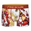 FREEGUN Boxer Homme Microfibre IRO Rouge Jaune MARVEL