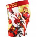 FREEGUN Boxer Homme Microfibre IRO Rouge Jaune MARVEL