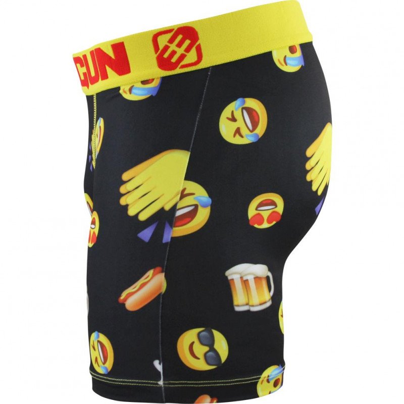 Boxer Homme YTP Noir et Jaune