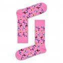 HAPPY SOCKS Chaussettes Femme Coton FMN Rose Multicolore