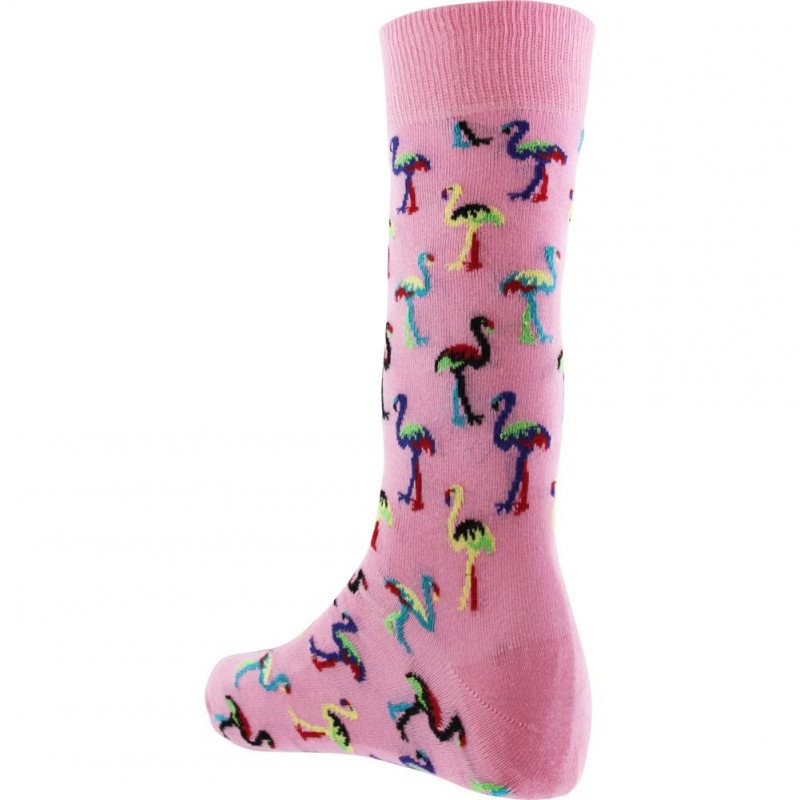 HAPPY SOCKS Chaussettes Femme Coton FMN Rose Multicolore