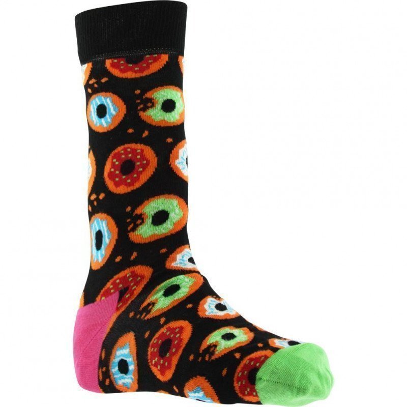 HAPPY SOCKS Chaussettes Mixte Coton DON Noir Vert