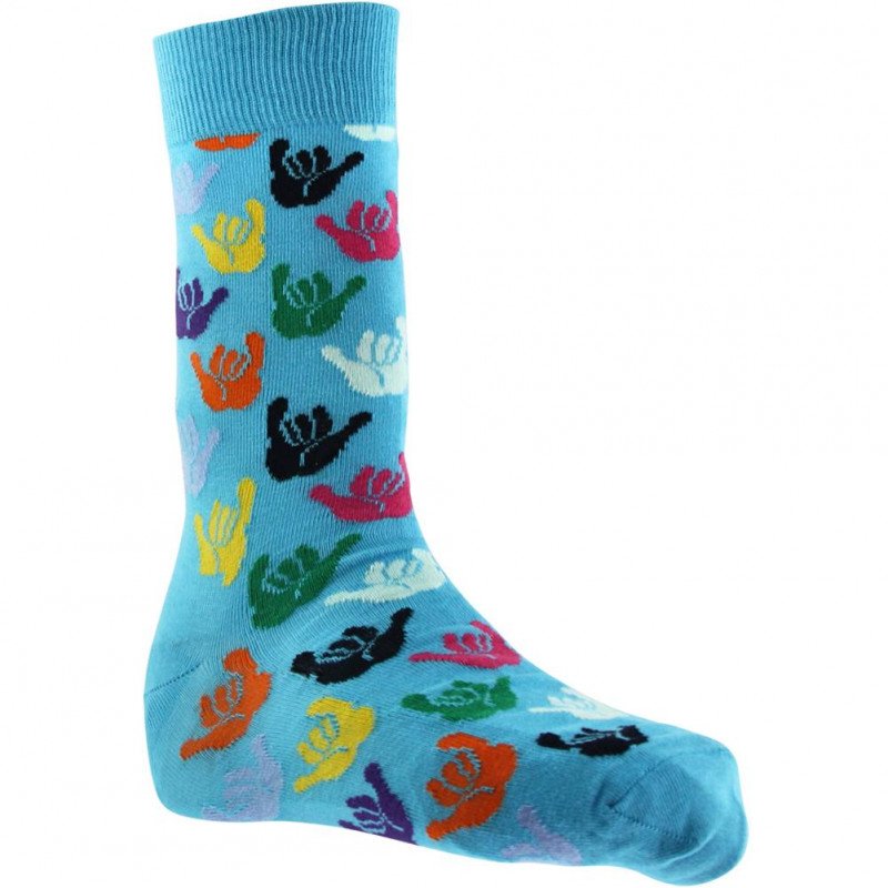 HAPPY SOCKS Chaussettes Mixte Coton SUP Cyan Multicolore