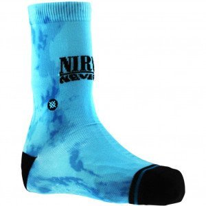 STANCE Chaussettes Homme Microcoton NEVERMIND Cyan Noir NIRVANA