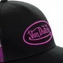 VON DUTCH Casquette Femme Microfibre NEO Noir Rose