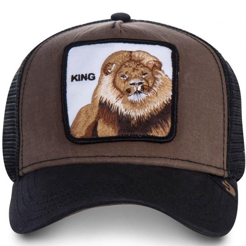 Casquette Homme KING Noir et Marron