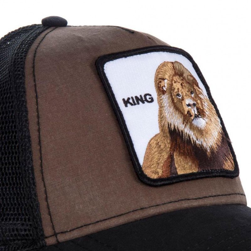 Casquette Homme KING Noir et Marron