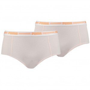 PUMA Lot de 2 Boxers Femme Coton ICONIC Light Pink