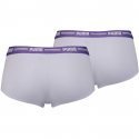 PUMA Lot de 2 Boxers Femme Coton ICONIC1 Purple