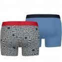 LEVI'S Lot de 2 Boxers Homme Coton TALLLOGO Marine