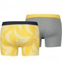 LOT DE 2 Boxer Sous-vêtements Homme FERNLEAF Jaune et Gris