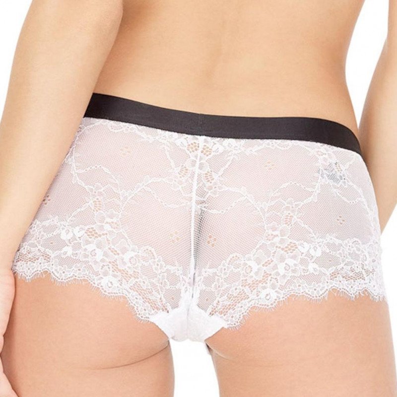 Boxer Femme BLA Blanc et Transparent