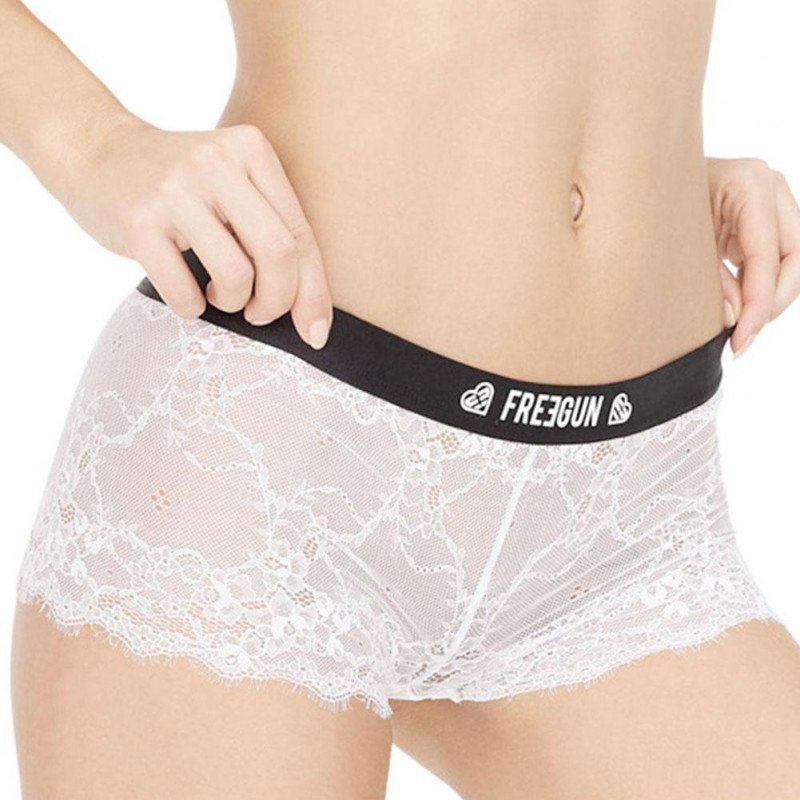 Boxer Femme BLA Blanc et Transparent
