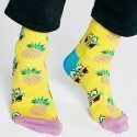 HAPPY SOCKS Chaussettes Homme Coton FINEAPPLESURPRISE Jaune BOB L'EPONGE