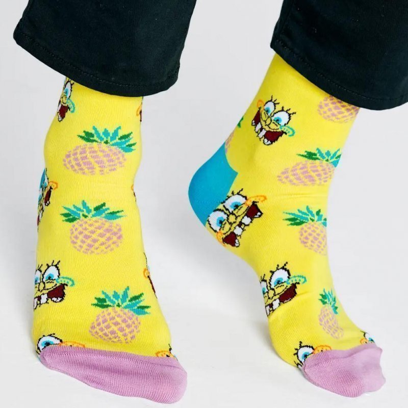 Chaussettes Homme FINEAPPLESURPRISE Jaune et Bleu