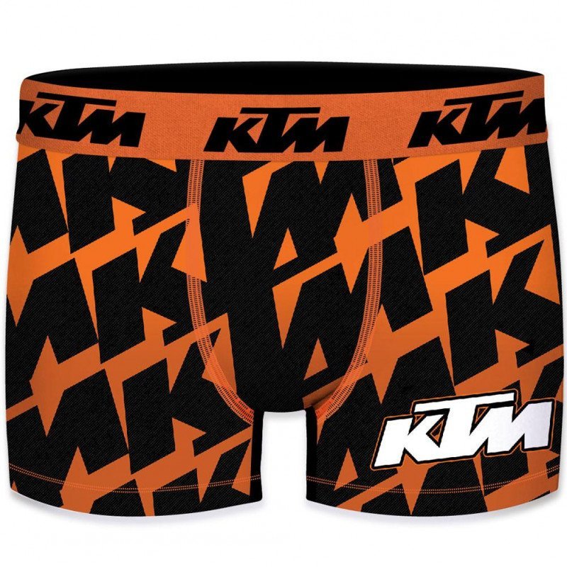 Boxer Homme PNE Orange et Noir