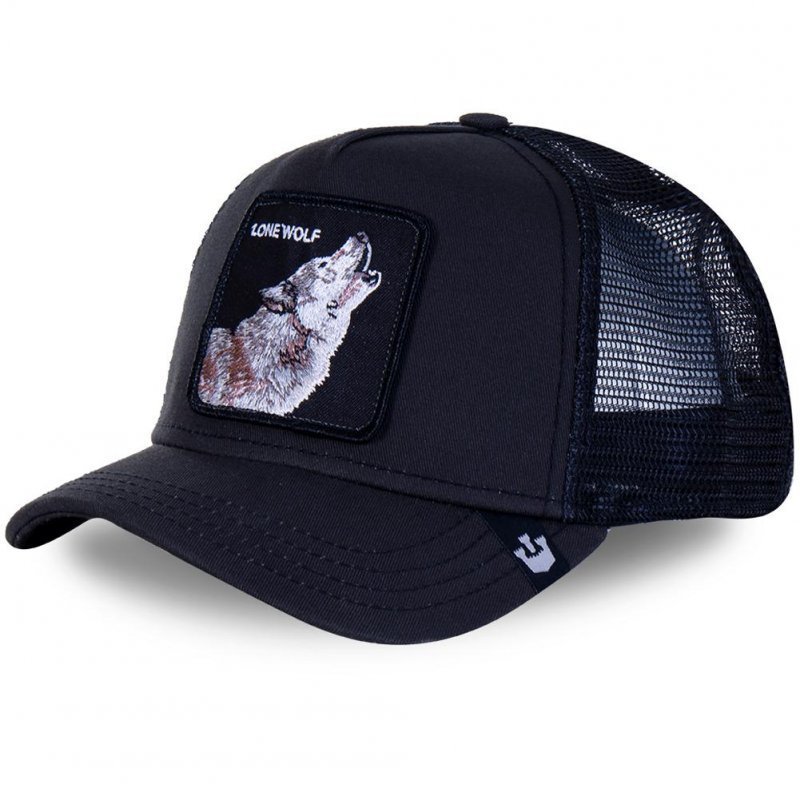 Casquette Homme LONE WOLF Noir et Gris
