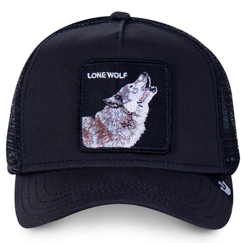 Casquette Homme LONE WOLF Noir et Gris