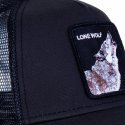 Casquette Homme LONE WOLF Noir et Gris