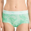 PUMA Lot de 2 Boxers Femme Coton AOP Mint