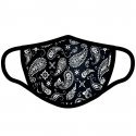 FREEGUN Masque Adulte Tissu Lavable ASS1 BANDANA Noir Blanc