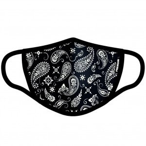 FREEGUN Masque Adulte Tissu Lavable ASS1 BANDANA Noir Blanc