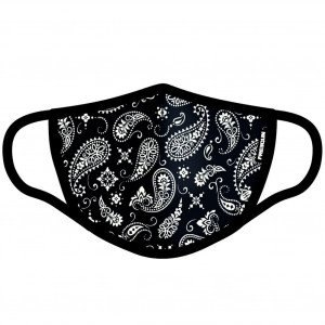 FREEGUN Masque Adulte Tissu Lavable ASS1 BANDANA Noir Blanc