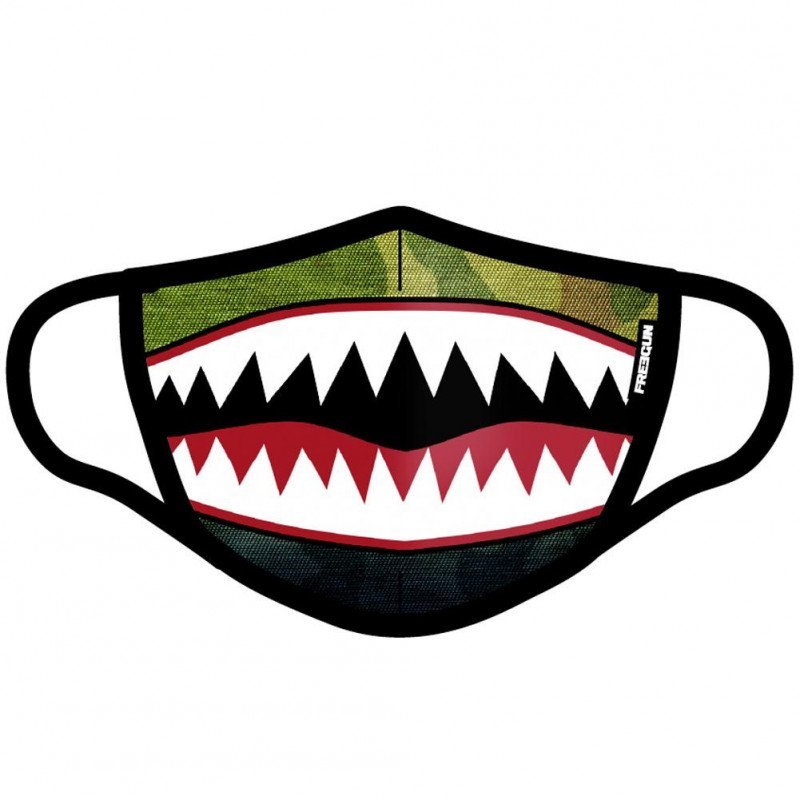 Masque Enfant ASS1 Vert et Blanc