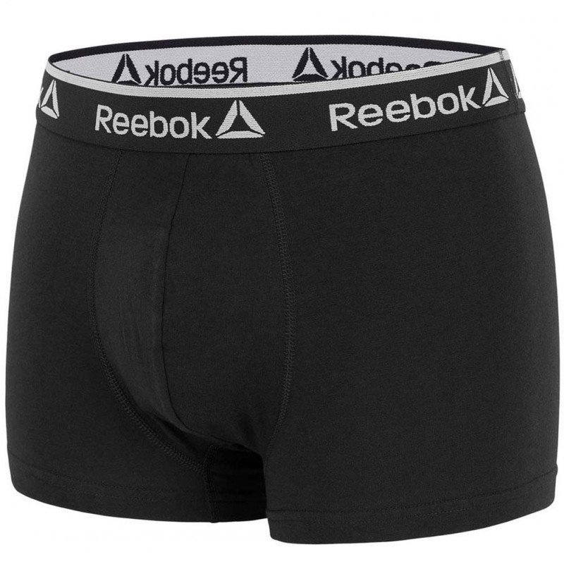 REEBOK Boxer Homme Coton BLACK Noir