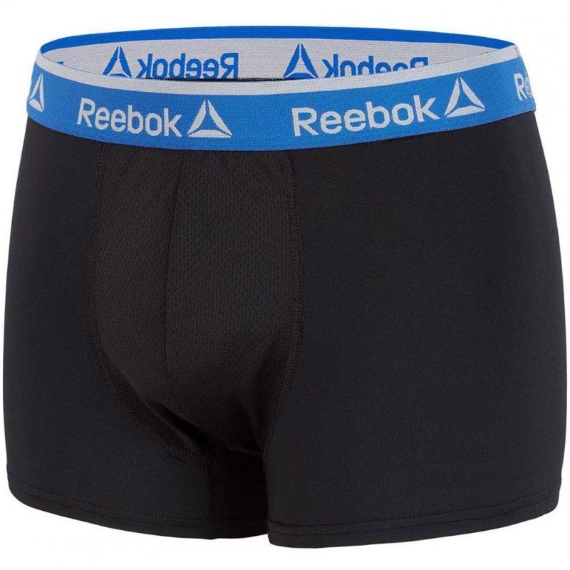 REEBOK Boxer Homme Coton BLACK Bleu