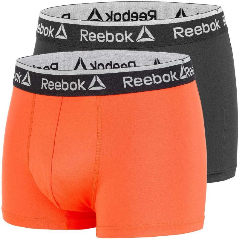 LOT DE 2 Boxer Sous-vêtements Homme PERFX2 Orange et Noir