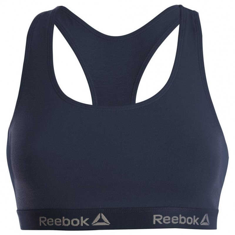 REEBOK Brassière Femme Coton COLOR Marine