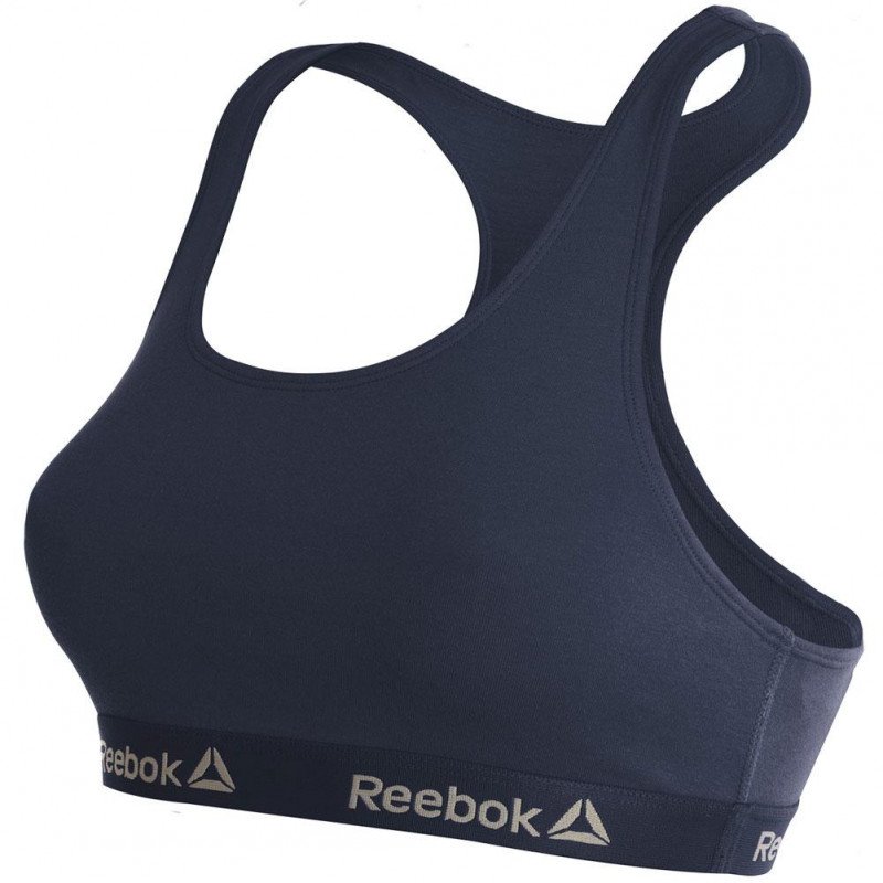 REEBOK Brassière Femme Coton COLOR Marine