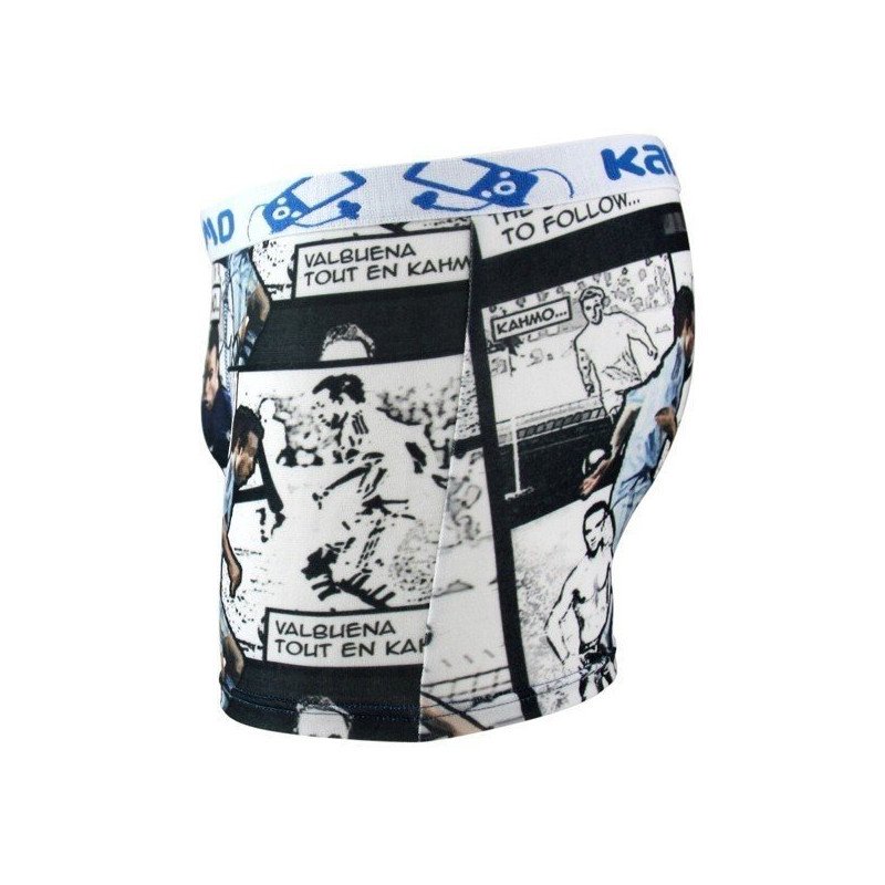 Boxer Garçon Microfibre VALBUENA BD Blanc KAHMO