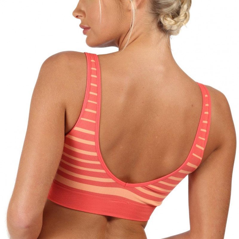 Brassière Femme RAY Rose et Saumon