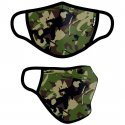 FREEGUN Masque Adulte Tissu Lavable ASS1 CAMO Vert Noir