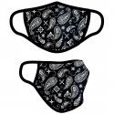 FREEGUN Masque Adulte Tissu Lavable ASS1 BANDANA Noir Blanc