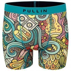 PULL IN Boxer Long Homme Microfibre HIPPIE Bleu