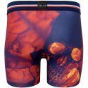Boxer long Homme SKULLPURPLE Bleu et Rouge