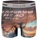 PULL IN Boxer Long Homme Microfibre UNDERBRIDGE Marron