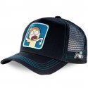 RICK ET MORTY Casquette Homme MicroCoton MOR1 Noir Bleu CAPSLAB