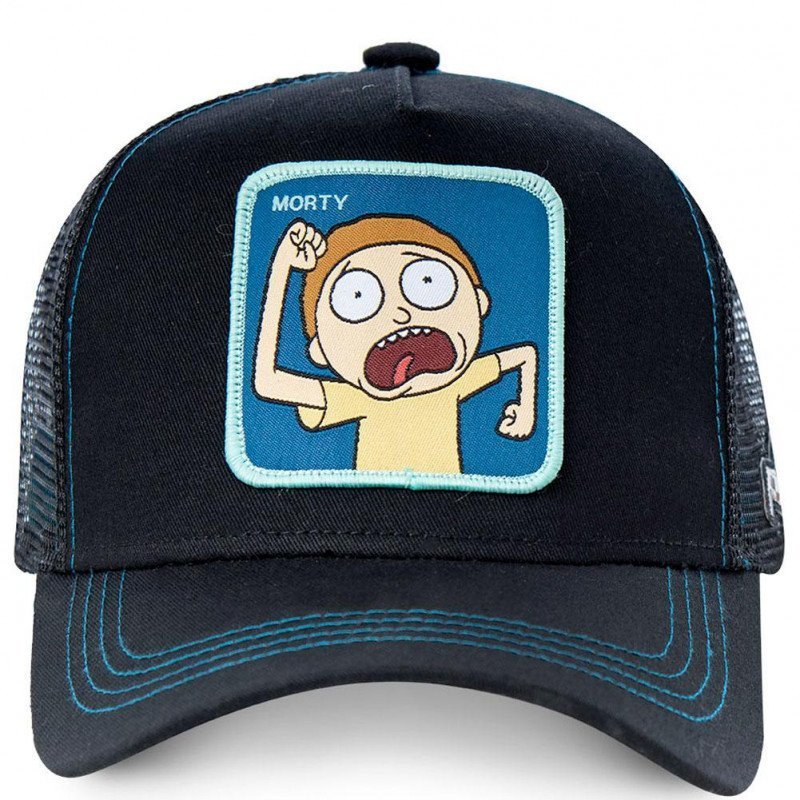 RICK ET MORTY Casquette Homme MicroCoton MOR1 Noir Bleu CAPSLAB