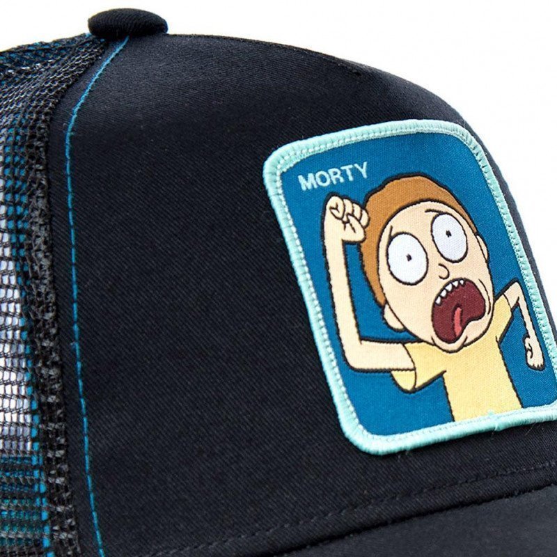 RICK ET MORTY Casquette Homme MicroCoton MOR1 Noir Bleu CAPSLAB